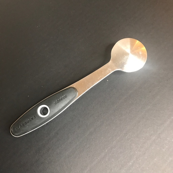 Starbucks Coffee Espresso Measuring Scoop Spoon Cup Flip Top SS 1 1/2 tbsp / 7 g